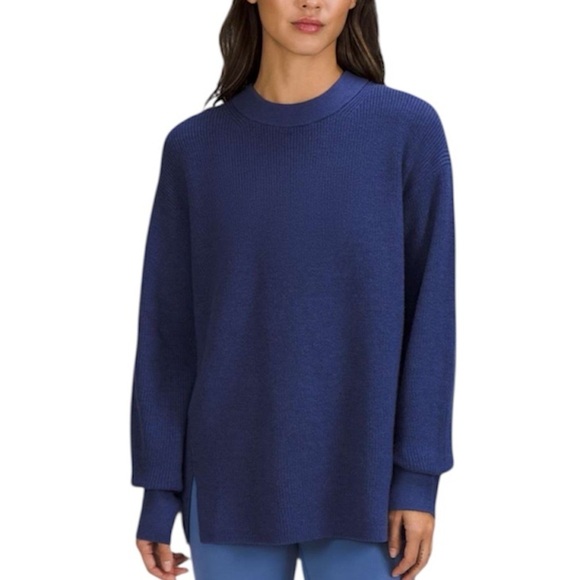 lululemon athletica Sweaters - Lululemon Merino Wool-Blend Ribbed
Crewneck Sweater